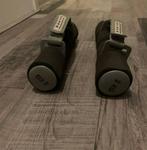 Twee gewichten Domyos 2 kg met handgreep, Sport en Fitness, Fitnessmaterialen, Ophalen of Verzenden, Gebruikt, Borst, Halterset