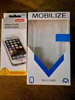 OPHALEN: Gelly case backcover+screenprotector Iphone 5/5S/SE, Nieuw, IPhone 5, Ophalen