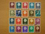 Juliana en profil NVPH 617 t/m 636, Postzegels en Munten, Postzegels | Nederland, Ophalen of Verzenden, Na 1940, Gestempeld
