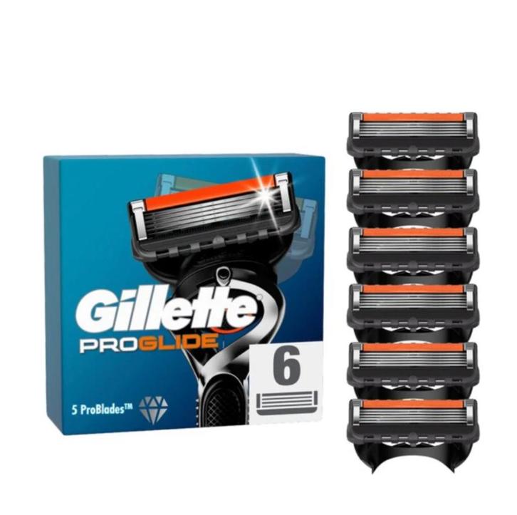 Gillette ProGlide Scheermesjes Voor Mannen - 6 stuks, Sieraden, Tassen en Uiterlijk, Uiterlijk | Gezichtsverzorging, Nieuw, Verzorging