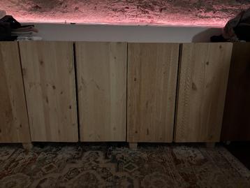 Ivar grenen kast (twee stuks) met pootjes - afbeelding 1