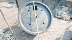 Mastellone 150 liter vijverbak + afdekplaat, Ophalen, Gebruikt