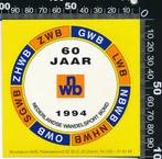 Sticker: NWB Nederlandse Wandelsport Bond - 60 Jaar, Verzamelen, Stickers, Ophalen of Verzenden