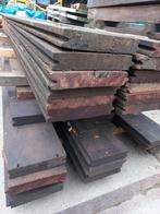 12x azobe planken 40mm 22x350cm., Tuin en Terras, Palen, Balken en Planken, Ophalen, Zo goed als nieuw, 250 cm of meer, Planken