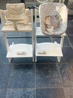 2x Stokke Trip Trap wit incl baby en peuter set, Ophalen, Zo goed als nieuw, Meegroeistoel