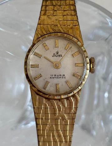 STOWA GOLD PLATED DAMES HORLOGE vintage  beschikbaar voor biedingen