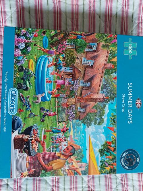 Gibsons puzzel 1000 stukjes Summer day's compleet z.g.a.n., Hobby en Vrije tijd, Denksport en Puzzels, Zo goed als nieuw, Ophalen of Verzenden