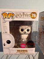 Funko Pop! Harry Potter - Hedwig #76 Flocked Special Edition, Ophalen, Zo goed als nieuw