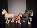Schleich shire familie in nieuwstaat, Ophalen of Verzenden, Zo goed als nieuw, Paard, Beeldje of Figuurtje
