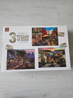 King Puzzles - 3 Puzzels van 1000 stukjes Classic collection, Ophalen, 500 t/m 1500 stukjes, Zo goed als nieuw, Legpuzzel