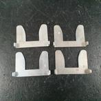 4x Ahrend Stavast metalen schappendragers, plankendragers vo, Gebruikt