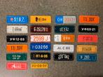 Unieke Vintage Mini Kentekenplaatjes, Ophalen of Verzenden, Gebruikt