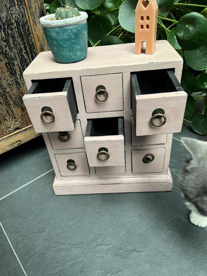 chinees ladekastje chinese medicijnkastje handwerk kastje, Huis en Inrichting, Kasten | Ladekasten, Gebruikt, Minder dan 100 cm