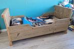 kinderbed steigerhout 160x70cm, incl. lattenbodem, Ophalen, 70 tot 85 cm, Zo goed als nieuw, Matras