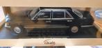 iScale 1/18 Mercedes Benz 560 SEL 1985 zwart, Ophalen of Verzenden, Zo goed als nieuw, Auto, Overige merken