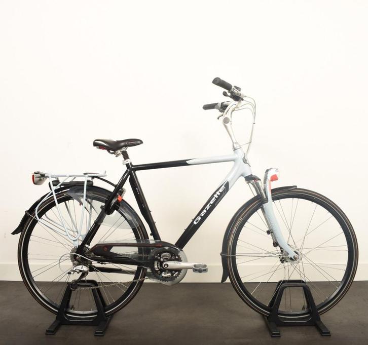 Gazelle Allure Limited Edition Heren Zwart/Wit 57cm 2018, Fietsen en Brommers, Fietsen | Heren | Herenfietsen, Gebruikt, Gazelle