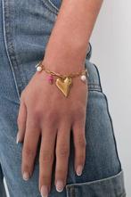 Bedelarmband love moment - Goud, Sieraden, Tassen en Uiterlijk, Armbanden, Ophalen of Verzenden, Nieuw, Goud, Goud