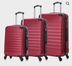 3 delig kofferset ABS of POLYESTER voor € 95 (NIEUW), Sieraden, Tassen en Uiterlijk, Koffers, Wieltjes, Ophalen of Verzenden, Hard kunststof