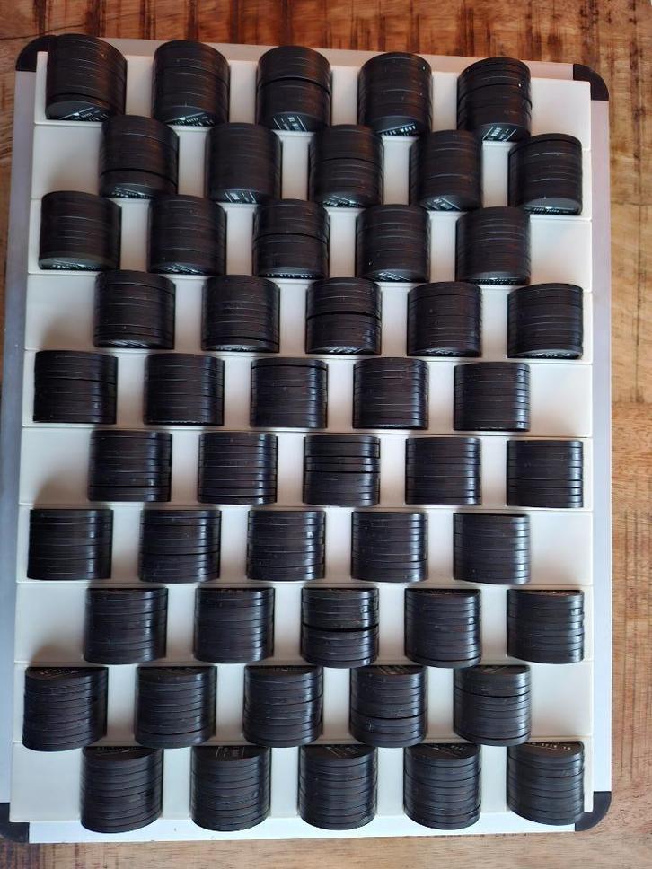 500 consumptiemunten met telbak , consumptie munten, Hobby en Vrije tijd, Overige Hobby en Vrije tijd, Gebruikt, Ophalen of Verzenden