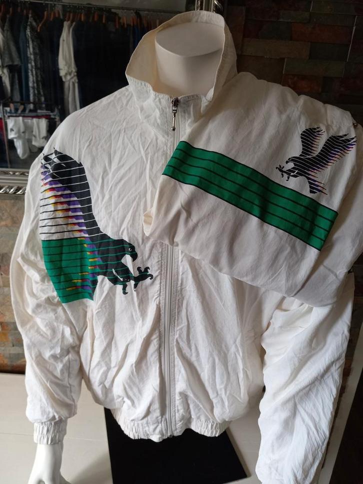 Mizuno Ivan Lendl Trainingspak Maat M Vintage the eagle "90, Kleding | Heren, Sportkleding, Gedragen, Maat 48/50 (M), Blauw, Ophalen of Verzenden