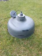 Grote grijze hanglamp, Ophalen, Gebruikt, 50 tot 75 cm, Stoer/sober/landelijk