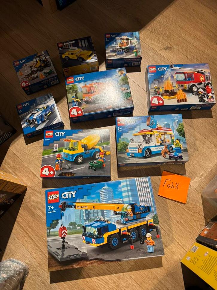 Lego City Collectie met oa 60324 - Allen Nieuw, Kinderen en Baby's, Speelgoed | Duplo en Lego, Nieuw, Lego, Complete set, Ophalen of Verzenden