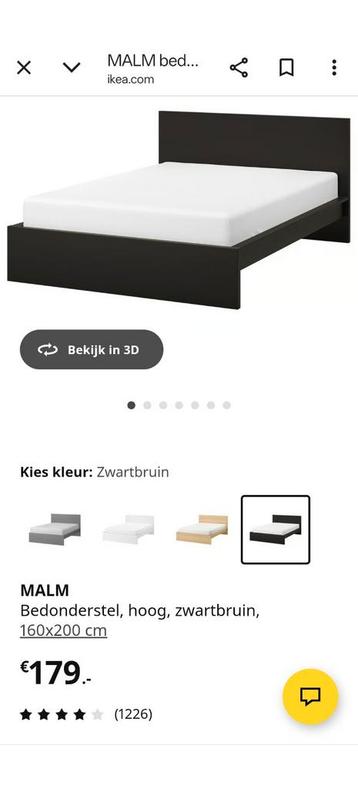Ikea MALM bed 160x200 - afbeelding 2