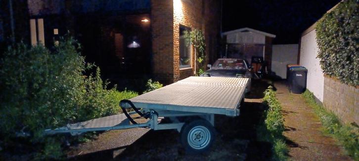 schamelwagen 2500kg 400cm bij 175cm, Auto diversen, Aanhangers en Bagagewagens, Gebruikt, Ophalen