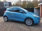 Ford Ka 1.2 51KW 2009 Blauw airco, Auto's, Voorwielaandrijving, 4 cilinders, Origineel Nederlands, Handgeschakeld