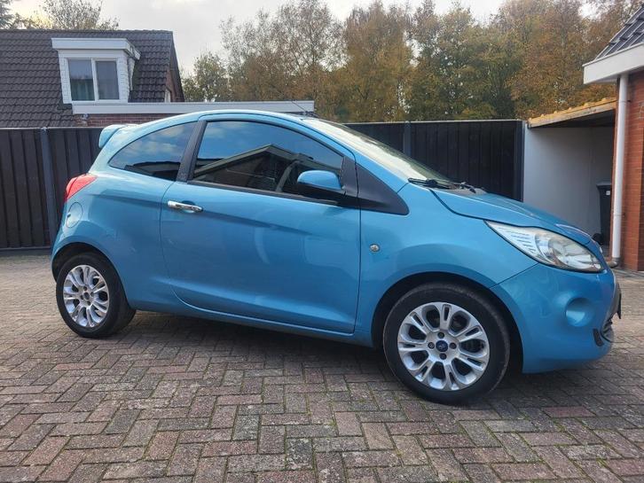 Ford Ka 1.2 51KW 2009 Blauw airco, Auto's, Ford, Particulier, Ka, Airconditioning, Elektrische buitenspiegels, Elektrische ramen