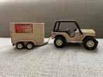 Tonka Safari Jeep en trailer, Ophalen of Verzenden, Zo goed als nieuw