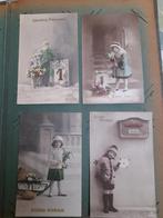 Nieuwjaarskaarten uit 1921,1924, Verzamelen, Ansichtkaarten | Themakaarten, Ophalen of Verzenden, 1920 tot 1940, Gelopen, Feest(dag)