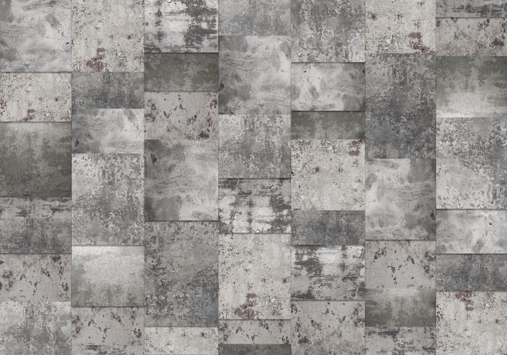 147 Abstract Stenen Vlies Fotobehang 350x250cm in 3 maten, Huis en Inrichting, Woonaccessoires | Wanddecoraties, Nieuw, Ophalen of Verzenden