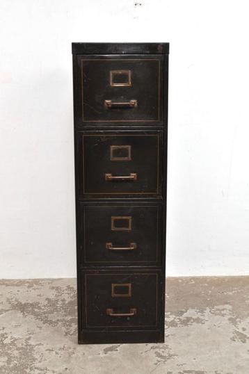 Industriële Strafor archiefkast dossierkast kast jaren 30 beschikbaar voor biedingen