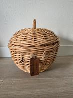Riviera Maison Rustic Rattan mand met deksel (Appel), Ophalen of Verzenden, Zo goed als nieuw