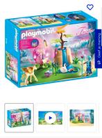 Playmobil Fairies 9135 - serie betoverde weide met feeenbaby, Ophalen of Verzenden, Gebruikt, Complete set