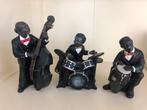 Beeldjes van 3 jazz muzikanten, Ophalen of Verzenden, Zo goed als nieuw, Mens