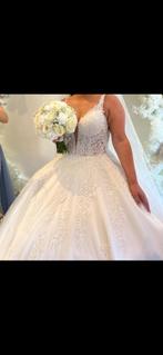 Trouwjurk, Trouwjurk, Wit, Ophalen of Verzenden, Onbekend