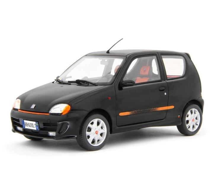 1:18  Fiat Seicento Sporting Abarth 1998  - Laudoracing, Hobby en Vrije tijd, Modelauto's | 1:18, Nieuw, Auto, Overige merken