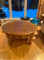 Mooie ronde salontafel met 4 lades - Harderwijk, Ophalen, Gebruikt, 100 tot 150 cm, Rond