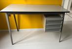 Vintage Bureau met 3 Lades - Retro Stijl, Huis en Inrichting, Bureaus, Ophalen, Gebruikt, Bureau