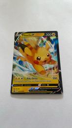Pokémon kaart pikachu V, Ophalen of Verzenden, Zo goed als nieuw, Losse kaart
