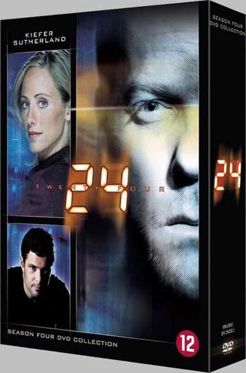 DVD: 24, seizoen 4 (2004 Kiefer Sutherland) NL, 2eH beschikbaar voor biedingen