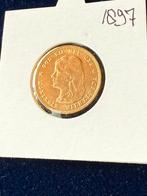 Gouden tientje 1897, Postzegels en Munten, Munten | Nederland, Ophalen of Verzenden, Koningin Wilhelmina, Losse munt, Goud