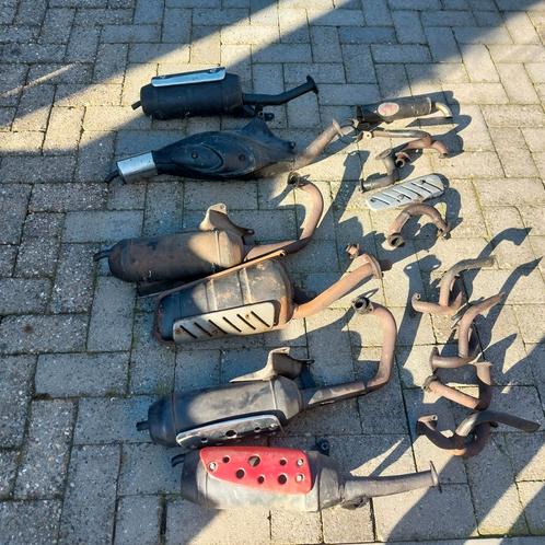 Piaggio 50/70cc uitlaten, Fietsen en Brommers, Brommeronderdelen | Scooters, Gebruikt, Piaggio, Uitlaat, Ophalen of Verzenden
