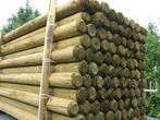 Ronde palen geimpregneerd. Mooi recht! (*), Tuin en Terras, Palen, Balken en Planken, Ophalen of Verzenden, Nieuw