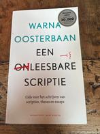 Warna Oosterbaan - Een (on)leesbare scriptie, Ophalen of Verzenden, Zo goed als nieuw, Overige onderwerpen