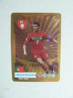 World Football Stars card. Cristiano.Ronaldo Portugal Goudk, Ophalen of Verzenden, Zo goed als nieuw, Buitenlandse clubs, Poster, Plaatje of Sticker