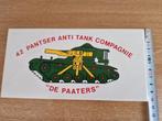 Tegel 42 pantser anti tank compagnie, Verzamelen, Militaria | Algemeen, Ophalen of Verzenden, Landmacht, Nederland
