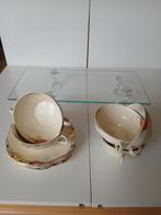 Engelse soepkommen met schotel, Antiek en Kunst, Antiek | Servies compleet, Ophalen of Verzenden